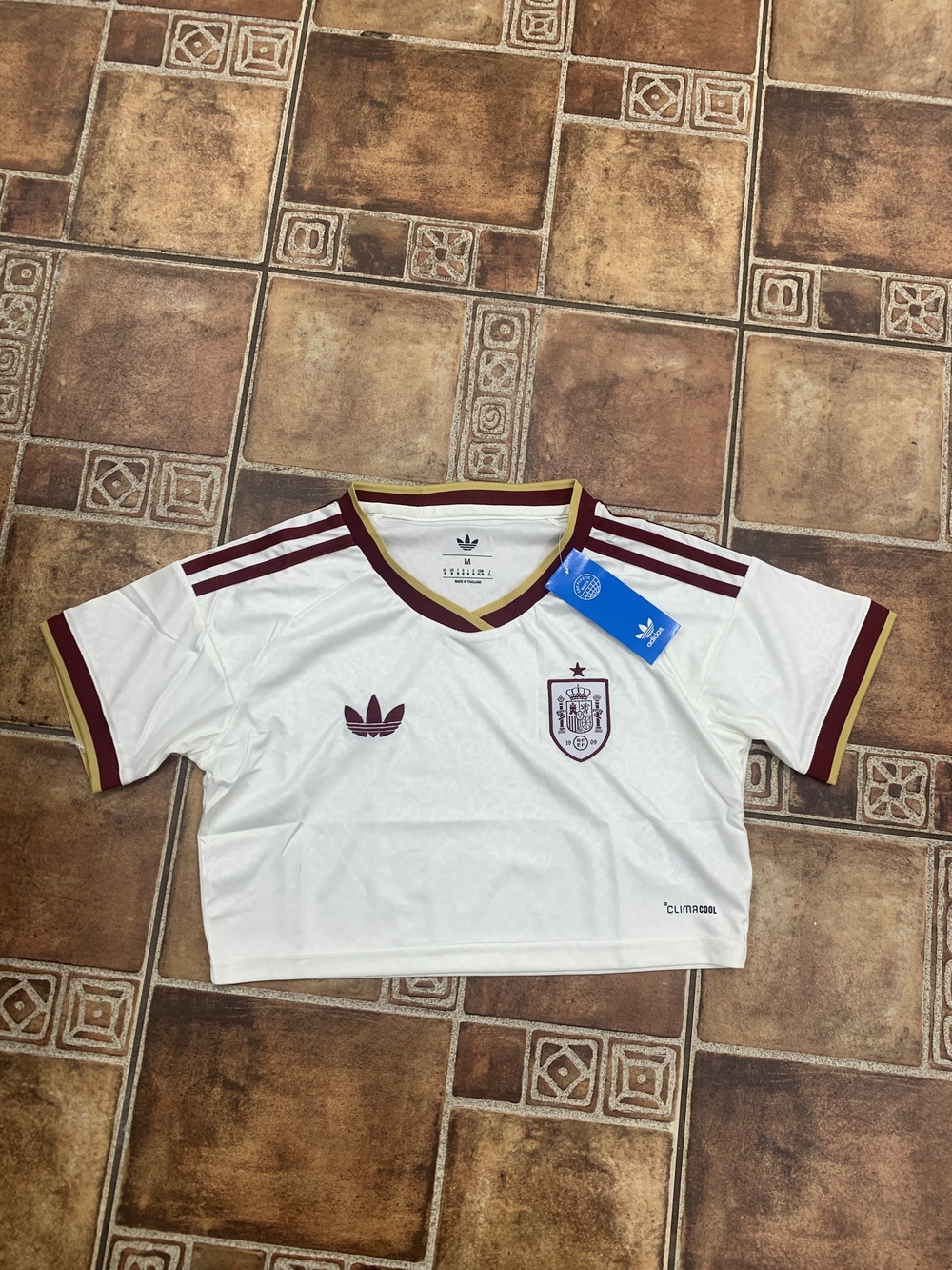 adidas Women's Spain 2026 Away Crop Top Jersey